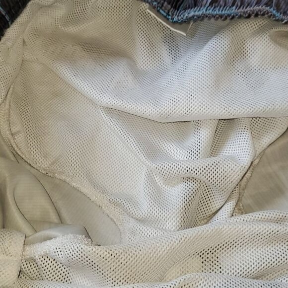 Laguna B Cinched Logo Lined Blue/Black Board Sz. L Short - Picture 7 of 9